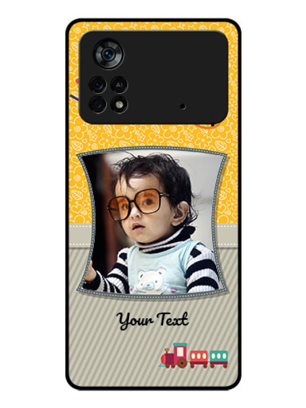 Custom Poco X4 Pro 5G Personalized Glass Phone Case - Baby Picture Upload Design