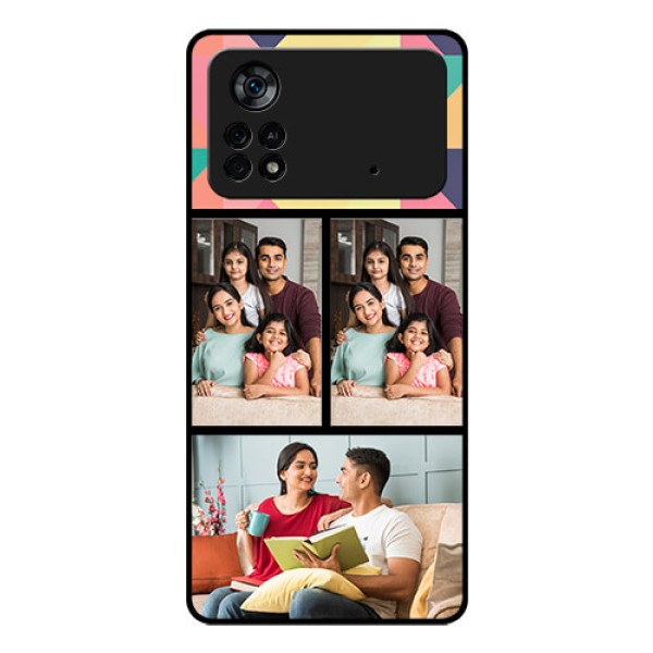 Poco X4 Pro 5G Custom Glass Phone Case - Bulk Pic Upload Design