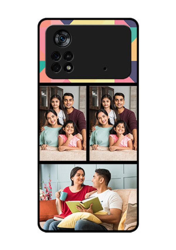 Poco X4 Pro 5G Custom Glass Phone Case - Bulk Pic Upload Design