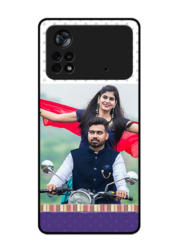 Poco X4 Pro 5G Photo Printing on Glass Case - Cute Family Design
