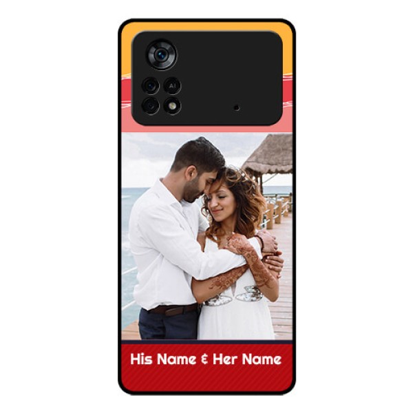 Poco X4 Pro 5G Custom Glass Mobile Case - Colorful Case Design
