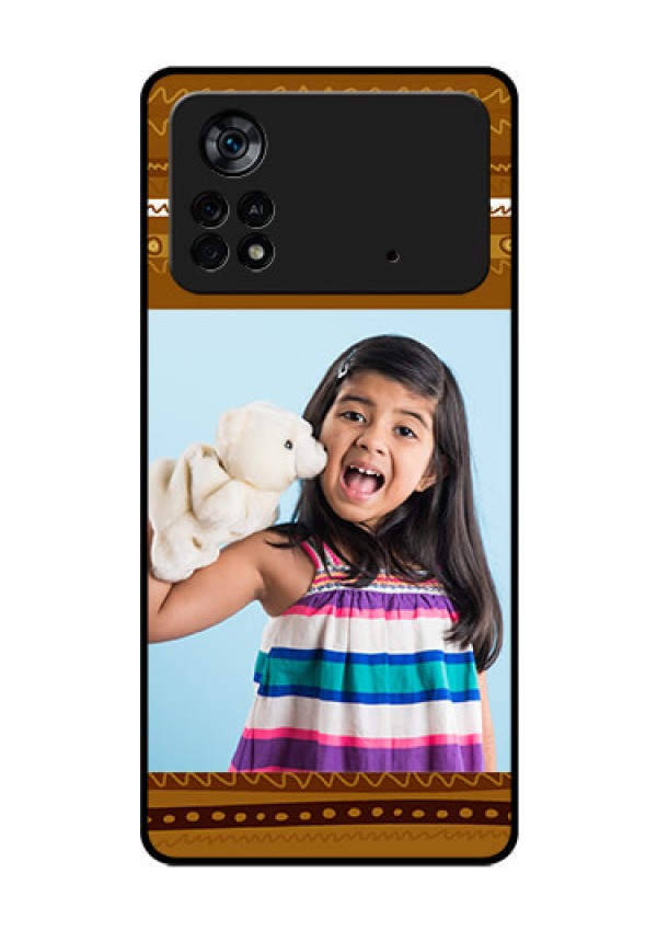 Poco X4 Pro 5G Custom Glass Phone Case - Friends Picture Upload Design