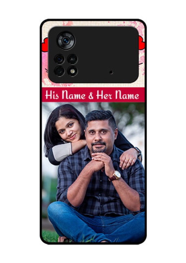 Poco X4 Pro 5G Photo Printing on Glass Case - You and Me Case Design