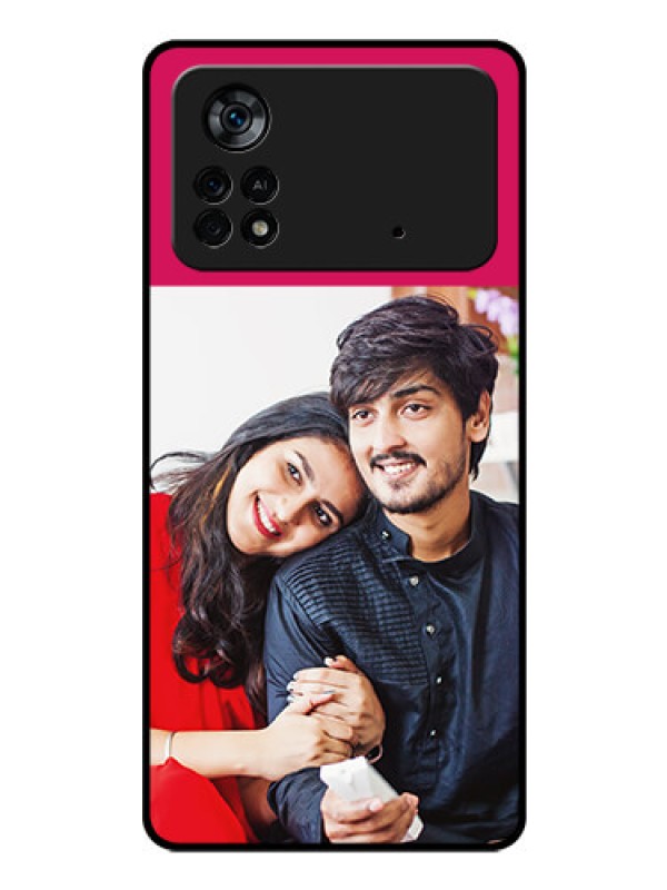 Custom Poco X4 Pro 5G Custom Glass Mobile Case - Anniversary Cover Design