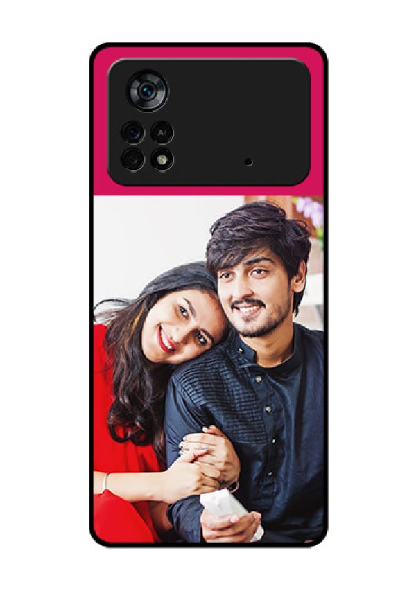 Poco X4 Pro 5G Custom Glass Mobile Case - Anniversary Cover Design