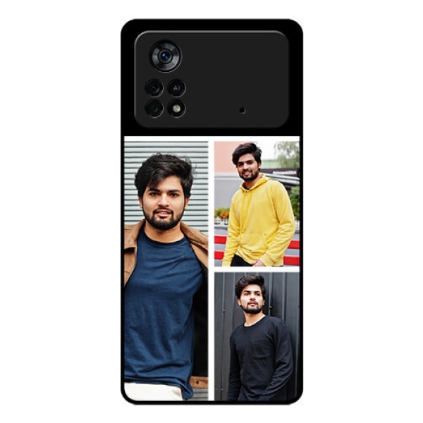 Poco X4 Pro 5G Photo Printing on Glass Case - Upload Multiple Picture Design Poco X4 Pro 5G Photo Printing on Glass Case - Upload Multiple Picture Design