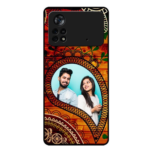Poco X4 Pro 5G Personalized Glass Phone Case - Abstract Colorful Design Poco X4 Pro 5G Personalized Glass Phone Case - Abstract Colorful Design