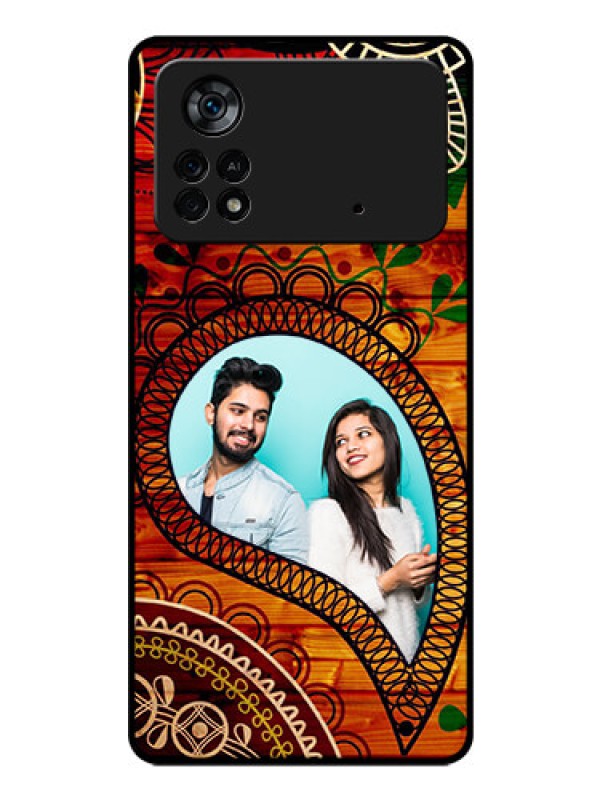 Custom Poco X4 Pro 5G Personalized Glass Phone Case - Abstract Colorful Design