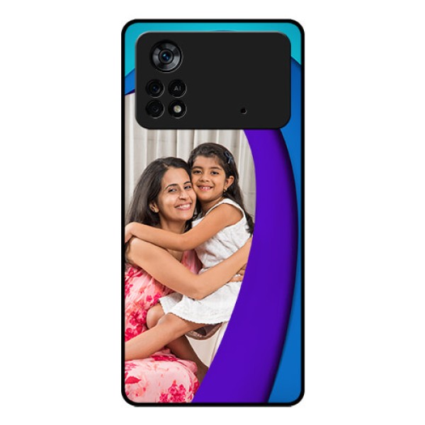 Poco X4 Pro 5G Photo Printing on Glass Case - Simple Pattern Design