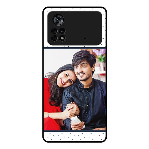 Poco X4 Pro 5G Personalized Glass Phone Case - Premium Dot Design