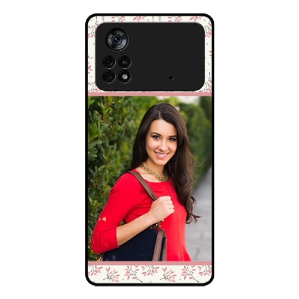 Poco X4 Pro 5G Custom Glass Phone Case - Premium Floral Design