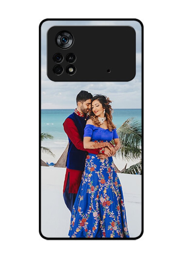 Poco X4 Pro 5G Photo Printing on Glass Case - Upload Full Picture Design