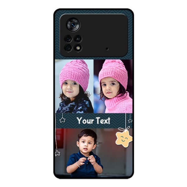 Poco X4 Pro 5G Custom Glass Mobile Case - Hanging Stars Design
