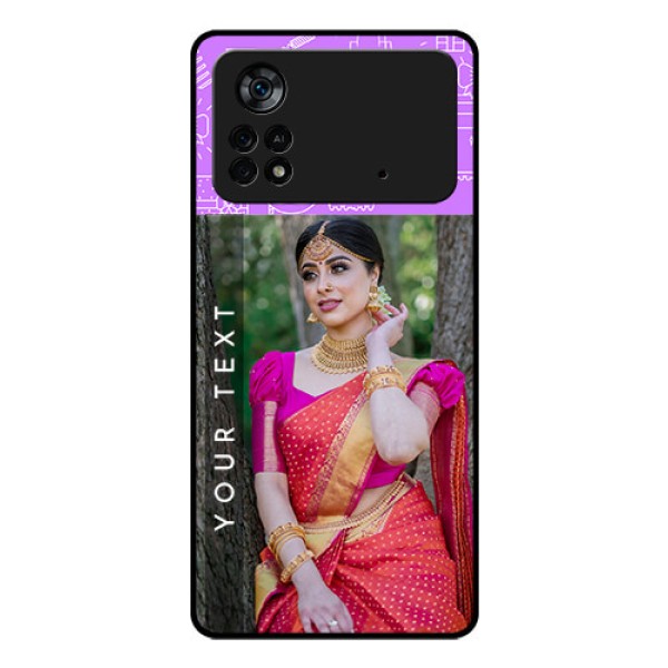 Poco X4 Pro 5G Custom Glass Mobile Case - Birthday Icons Design