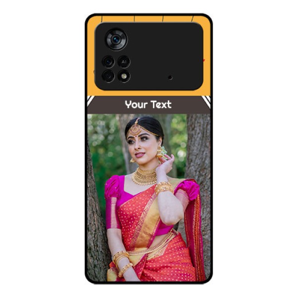 Poco X4 Pro 5G Custom Glass Mobile Case - with Family Picture and Icons Poco X4 Pro 5G Custom Glass Mobile Case - with Family Picture and Icons