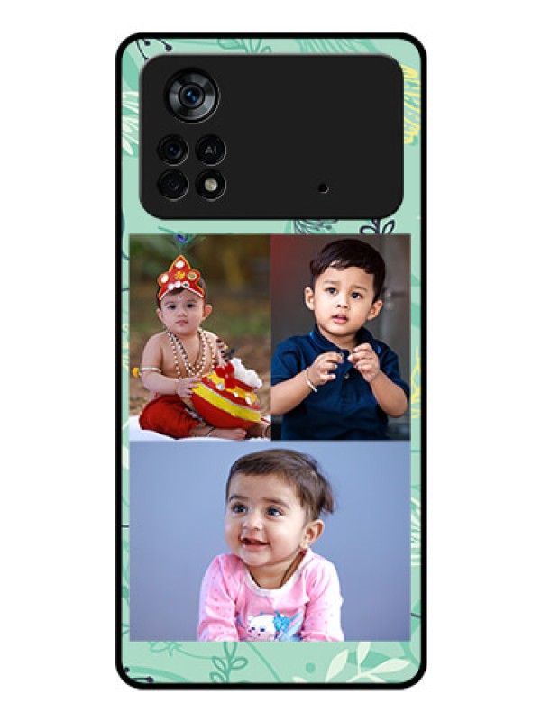 Custom Poco X4 Pro 5G Photo Printing on Glass Case - Forever Family Design