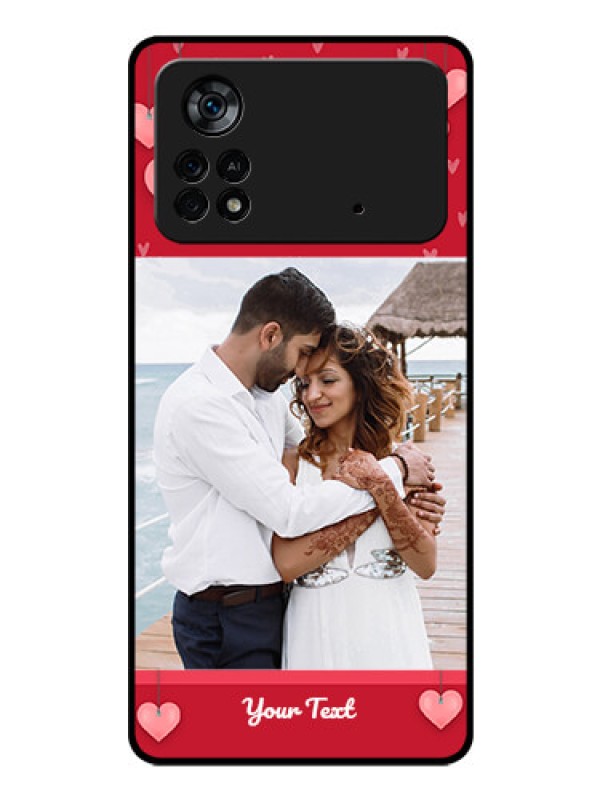 Custom Poco X4 Pro 5G Custom Glass Phone Case - Valentines Day Design