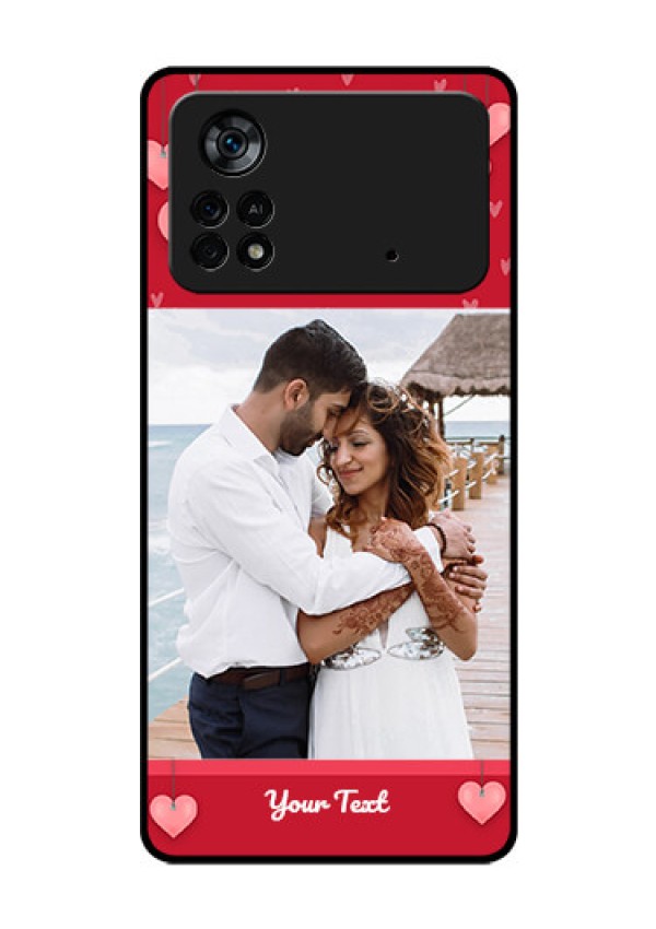 Poco X4 Pro 5G Custom Glass Phone Case - Valentines Day Design