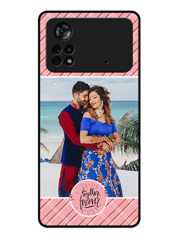 Custom Poco X4 Pro 5G Personalized Glass Phone Case - Together Forever Design