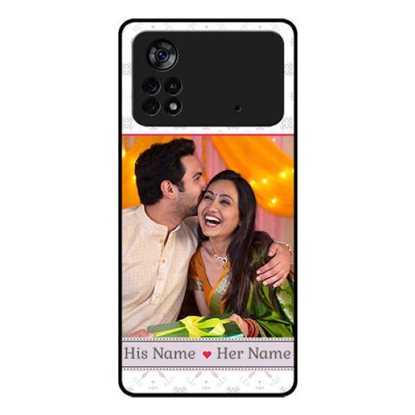 Poco X4 Pro 5G Custom Glass Mobile Case - with Photo and Ethnic Design