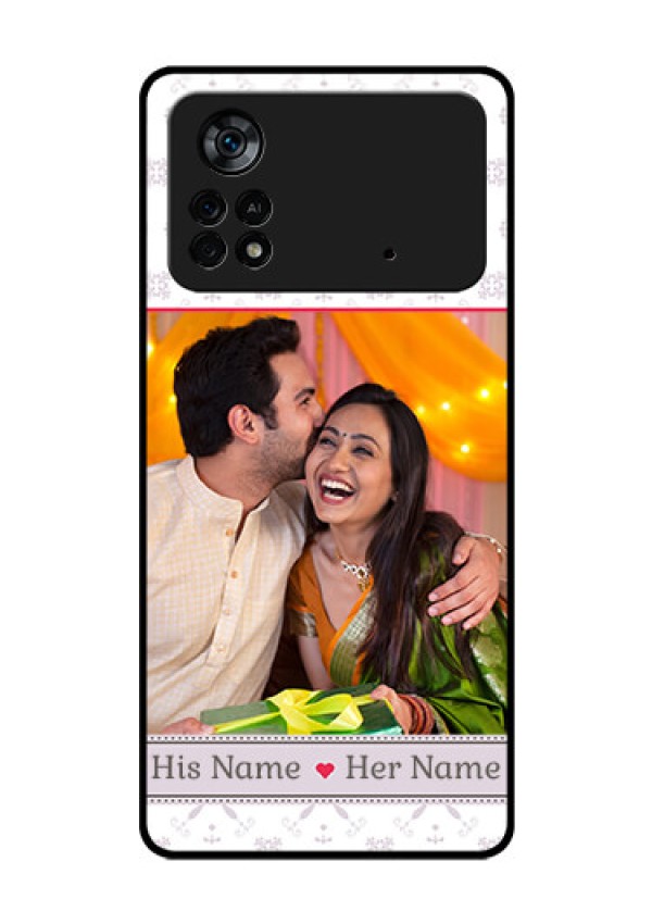 Poco X4 Pro 5G Custom Glass Mobile Case - with Photo and Ethnic Design
