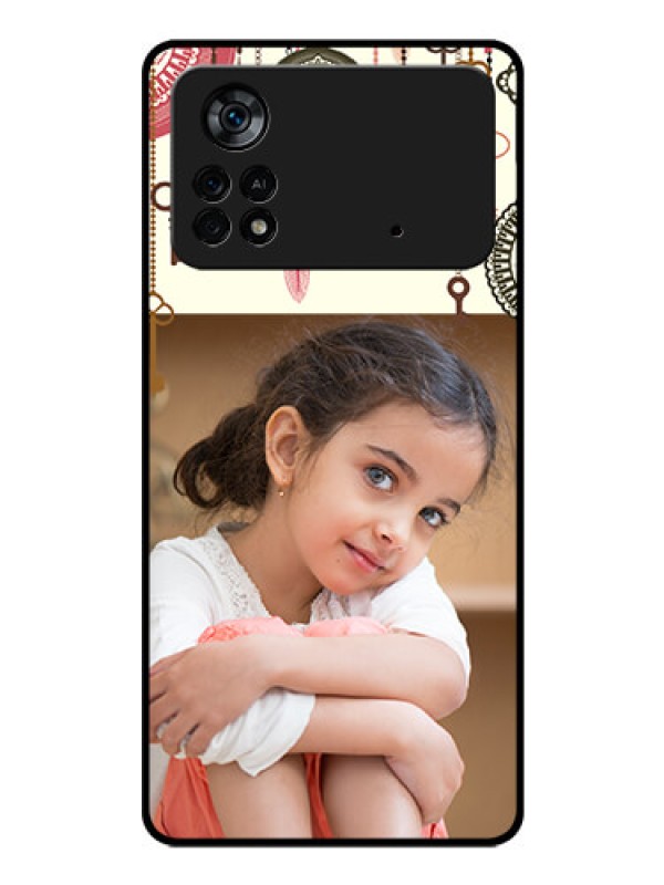 Custom Poco X4 Pro 5G Custom Glass Mobile Case - Boho Style Design