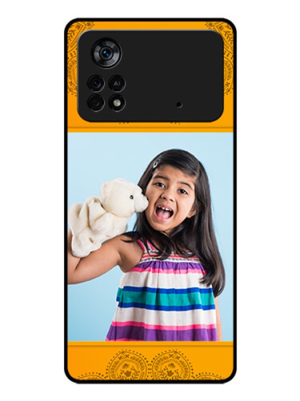 Custom Poco X4 Pro 5G Personalized Glass Phone Case - Photo Wedding Design