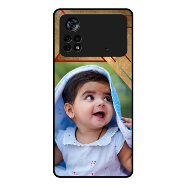 Poco X4 Pro 5G Personalized Glass Phone Case - Gradient Abstract Texture Design Poco X4 Pro 5G Personalized Glass Phone Case - Gradient Abstract Texture Design