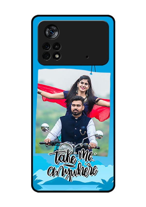 Poco X4 Pro 5G Custom Glass Mobile Case - Traveller Design
