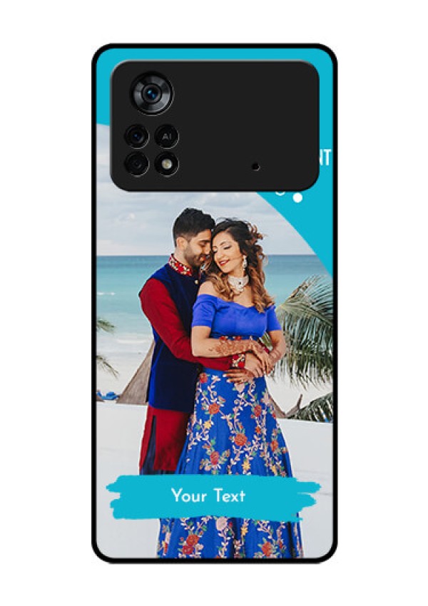Poco X4 Pro 5G Custom Glass Mobile Case - Happy Moment Design