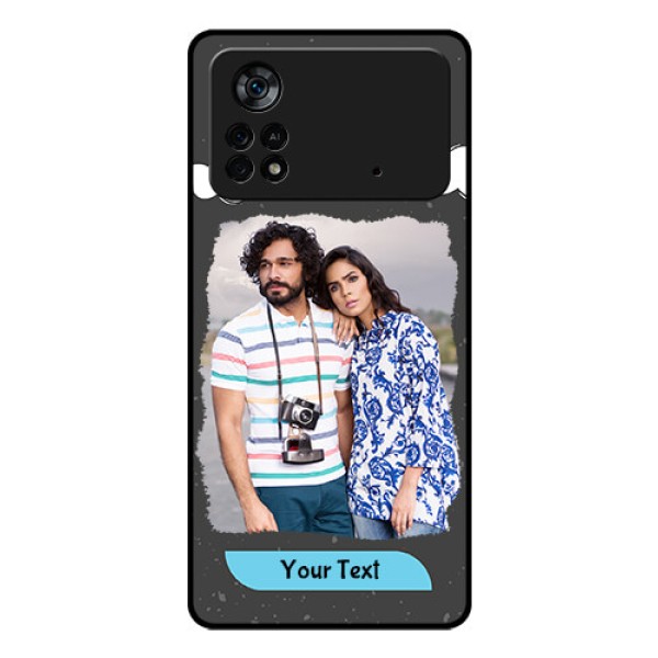Poco X4 Pro 5G Custom Glass Phone Case - Splashes with love doodles Design Poco X4 Pro 5G Custom Glass Phone Case - Splashes with love doodles Design