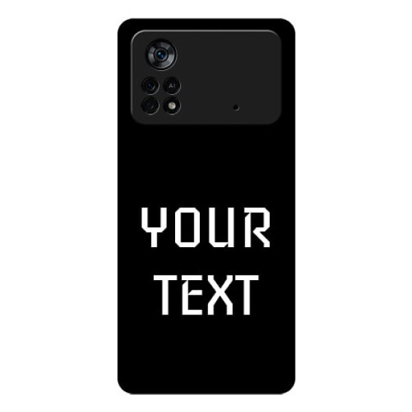 Poco X4 Pro 5G Your Name on Glass Phone Case