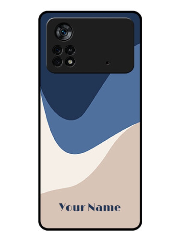 Custom Poco X4 Pro 5G Custom Glass Phone Case - Abstract Drip Art Design