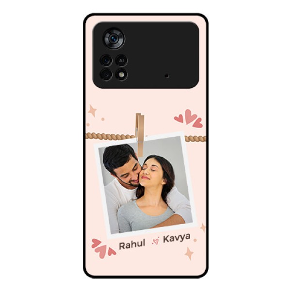 Poco X4 Pro 5G Custom Glass Phone Case - Forever and ever love Design Poco X4 Pro 5G Custom Glass Phone Case - Forever and ever love Design