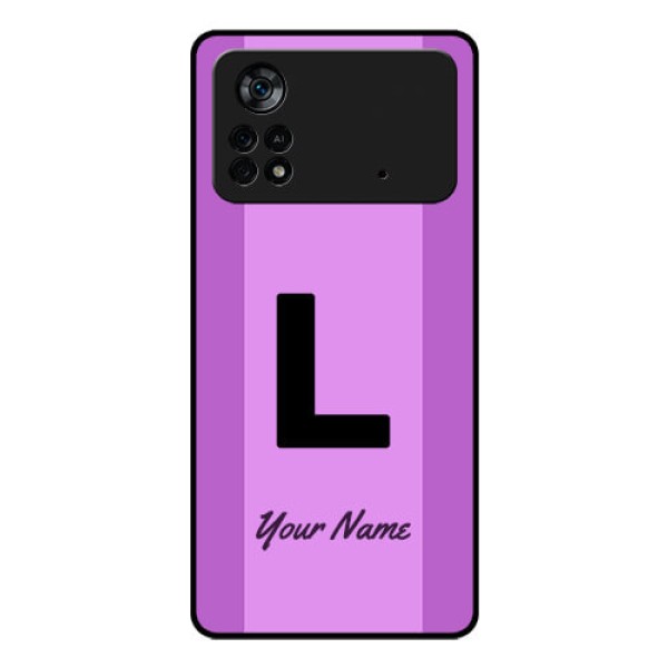 Poco X4 Pro 5G Custom Glass Phone Case - Tricolor custom text Design Poco X4 Pro 5G Custom Glass Phone Case - Tricolor custom text Design