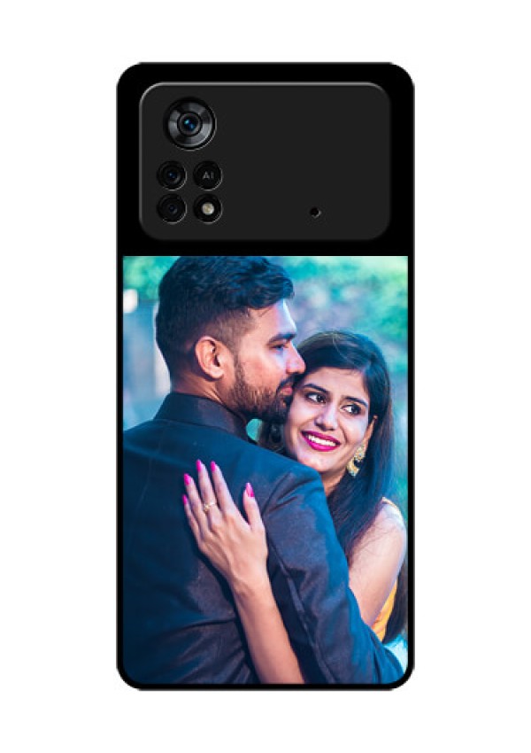 Poco X4 Pro 5G Custom Glass Phone Case - Upload Full Picture With Custom Color Design