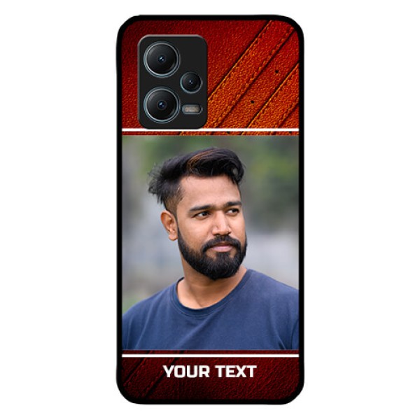 Poco X5 5G Personalized Glass Phone Case - Leather Phone Case Design Poco X5 5G Personalized Glass Phone Case - Leather Phone Case Design
