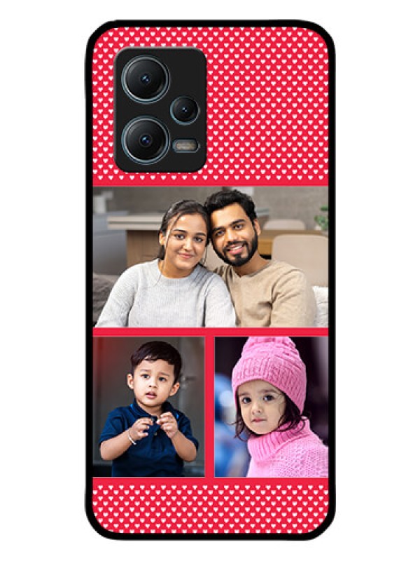 Custom Poco X5 5G Personalized Glass Phone Case - Bulk Pic Upload Design