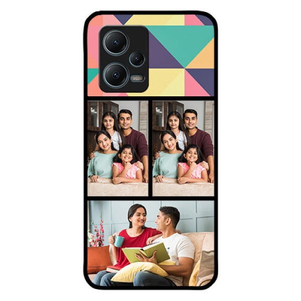 Poco X5 5G Custom Glass Phone Case - Bulk Pic Upload Design