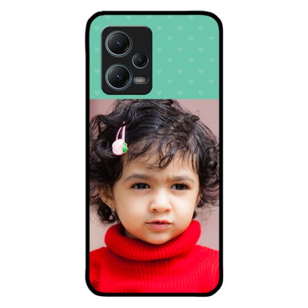Poco X5 5G Custom Glass Phone Case - Lovers Picture Design
