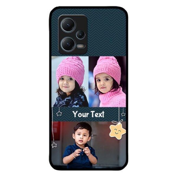 Poco X5 5G Custom Glass Mobile Case - Hanging Stars Design