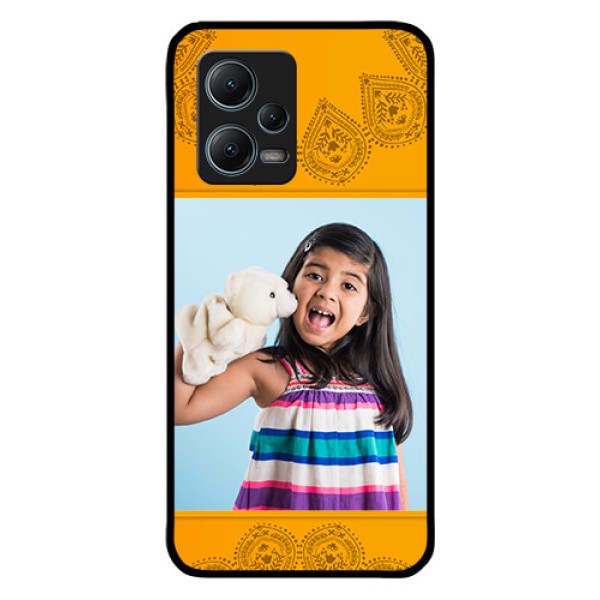 Poco X5 5G Personalized Glass Phone Case - Photo Wedding Design