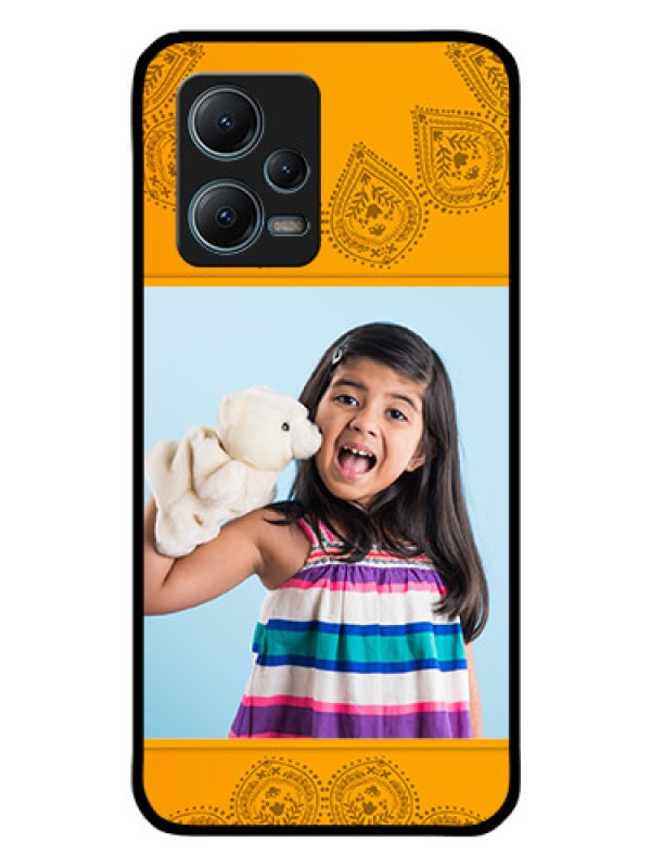 Custom Poco X5 5G Personalized Glass Phone Case - Photo Wedding Design