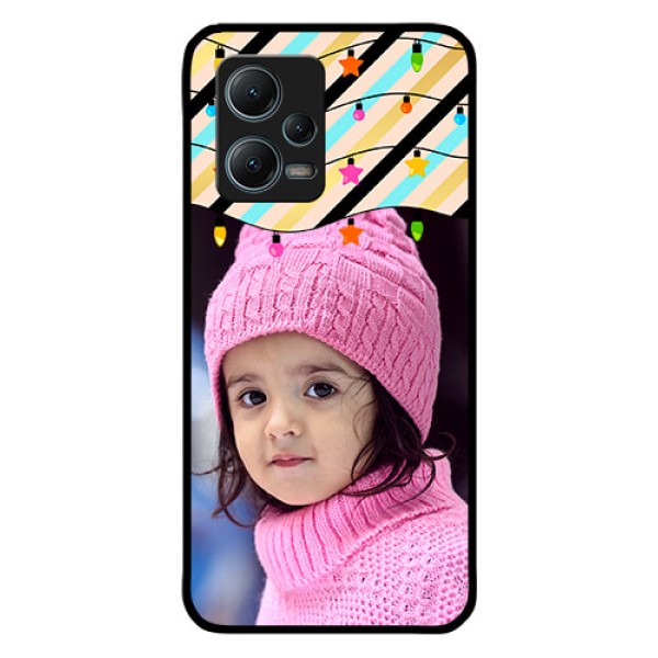 Poco X5 5G Custom Glass Mobile Case - Lights Hanging Design