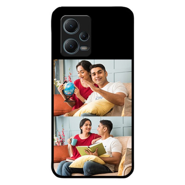 Poco X5 5G 2 Images on Glass Phone Cover