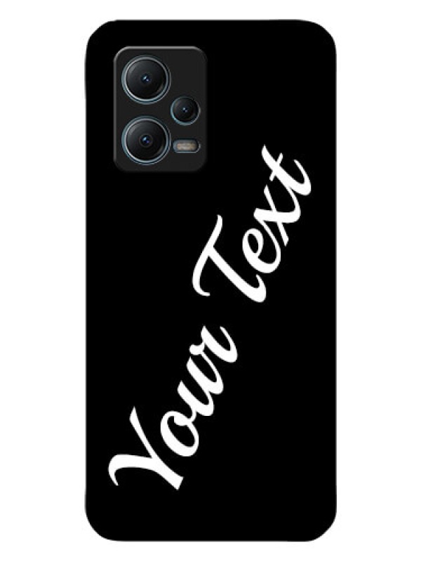 Custom Poco X5 5G Custom Glass Mobile Cover with Your Name