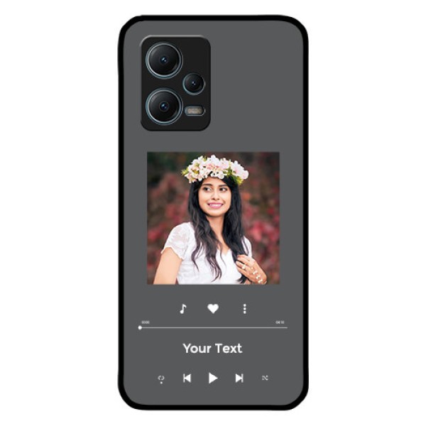 Poco X5 5G Custom Glass Mobile Case - Play The Music Design