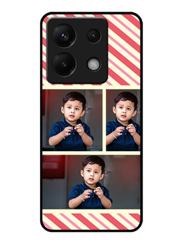 Custom Poco X6 5G Custom Glass Phone Case - Picture Upload Mobile Case Design