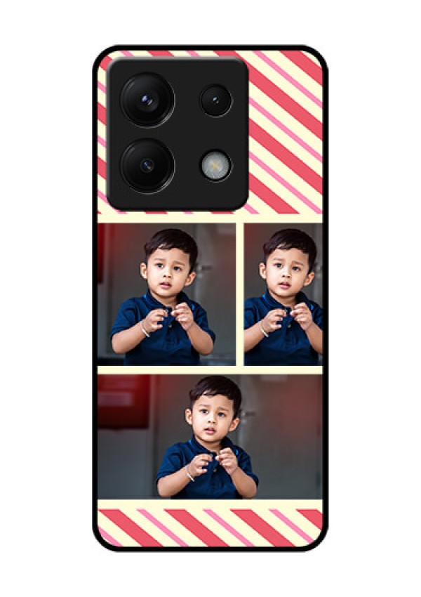Poco X6 5G Custom Glass Phone Case - Picture Upload Mobile Case Design
