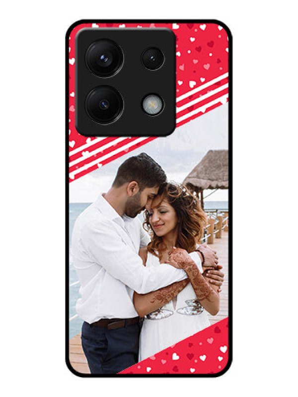 Custom Poco X6 5G Custom Glass Phone Case - Valentines Gift Design